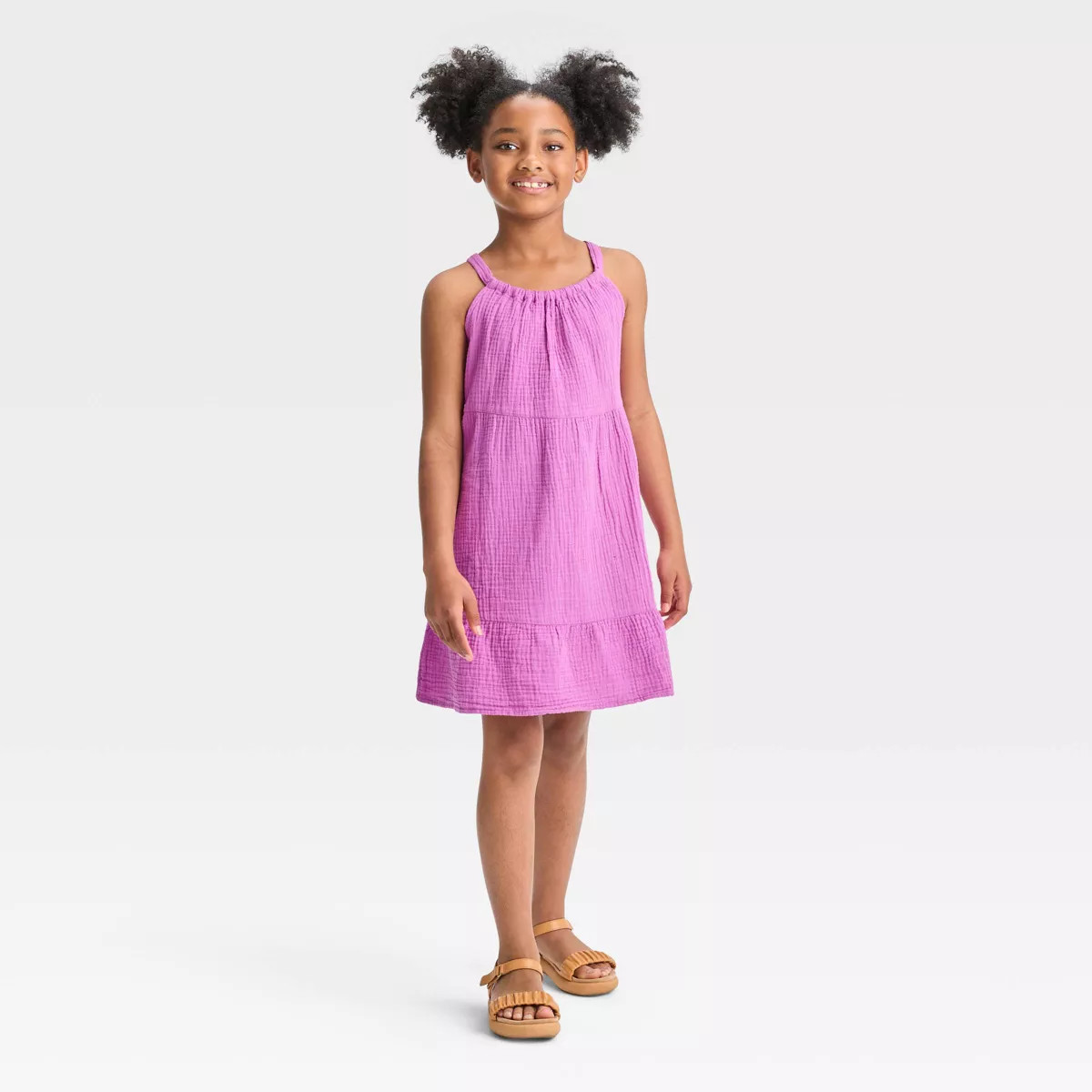 Girls' Gauze Tank Dress - Cat & Jack™ | Target