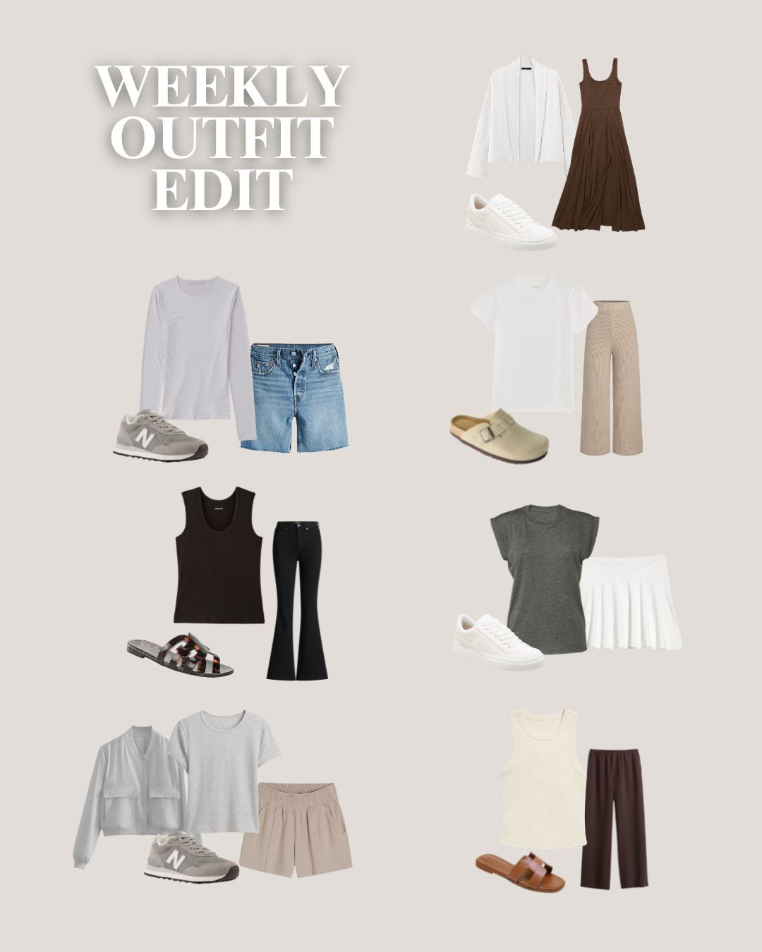 Wee 20 outfits year round capsule wardrobe!