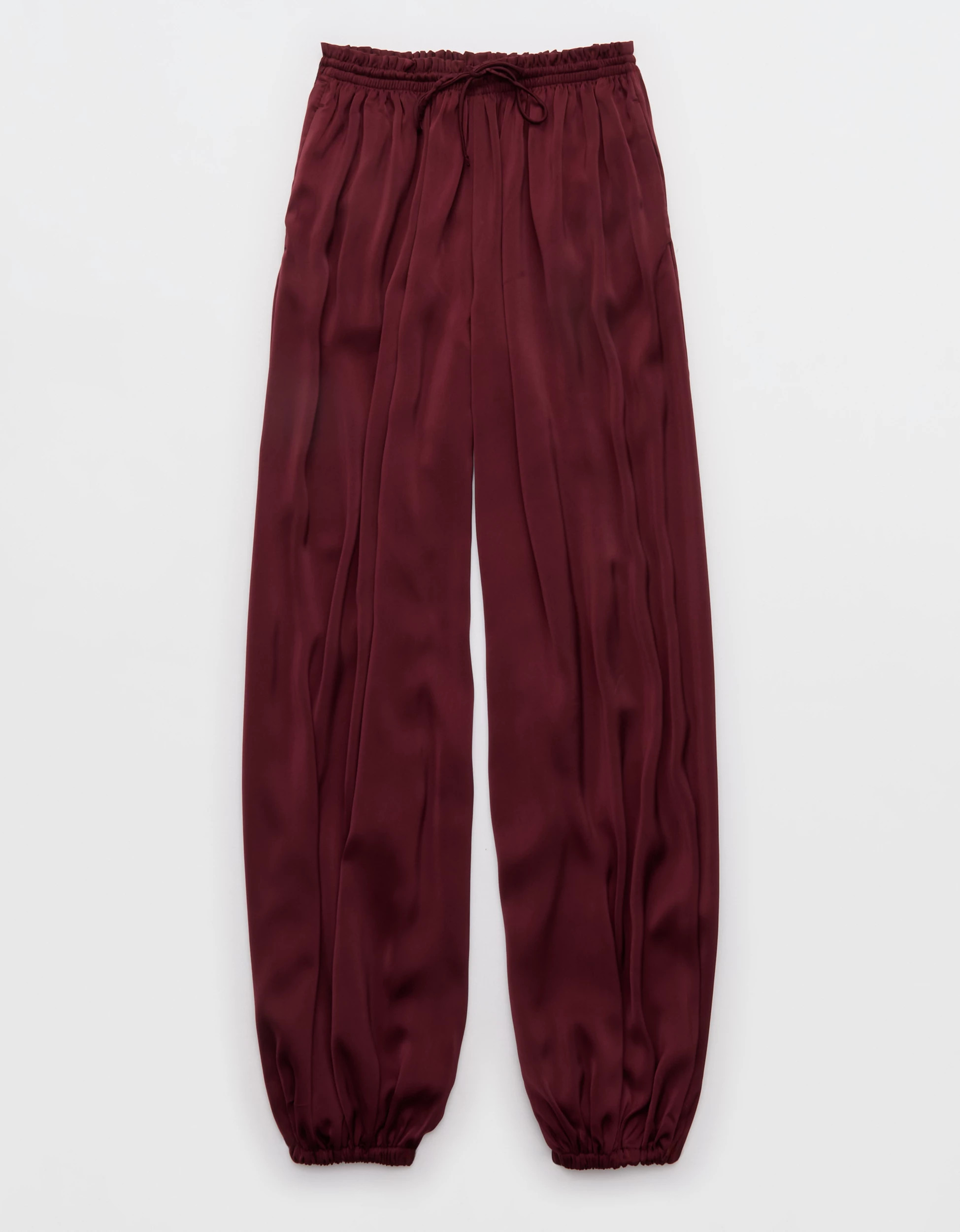 OVERSLEPT by Aerie Liquid Satin Balloon Pant | Aerie