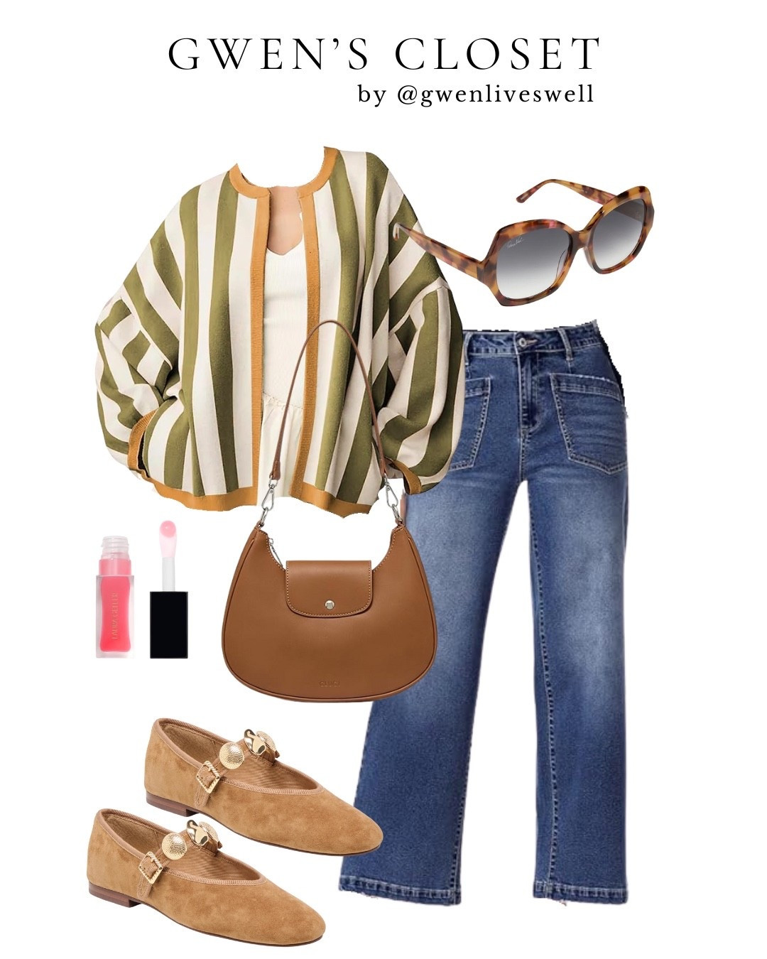 Both the striped cardigan and jeans here are @Amazon finds — easy, comfortable, and great quality for everyday wear. I love how the stripes add interest without feeling loud, and the fit of these jeans is surprisingly flattering. Finished with @dolcevita shoes to elevate the look.
Everything else is linked 💫

#dolcevita #amazonfashion

#LTKOver40 #LTKootd #LTKgrwm