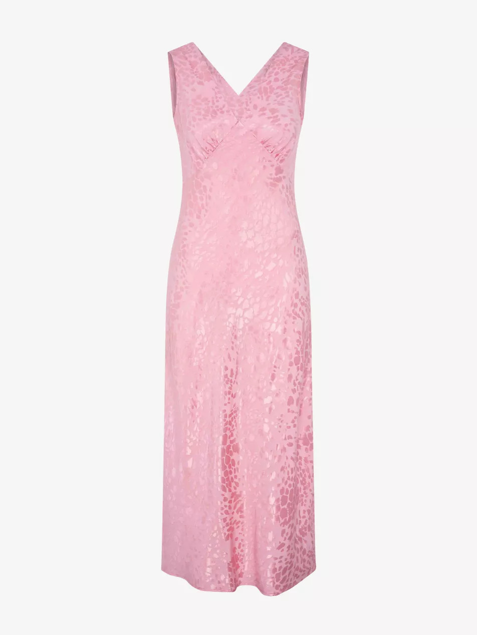 Iris V-neck sleeveless woven maxi dress | Selfridges