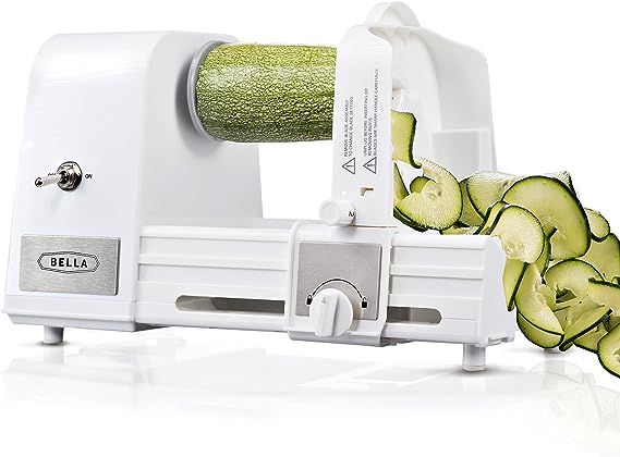 BELLA 4-in-1 Automatic Electric Spiralizer & Slicer, Quickly Prep Healthy Veggie or Fruit Spaghet... | Amazon (US)