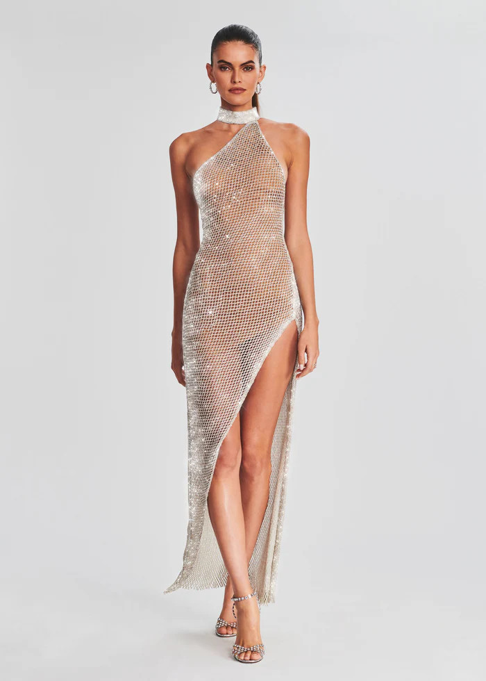 Gemma Crystal Chain Dress | Retrofete
