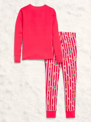 Gender-Neutral Snug-Fit Graphic Pajama Set for Kids | Old Navy (US)