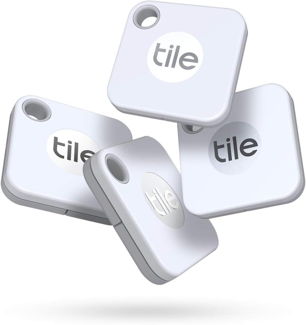 Tile Mate (2020) 4-pack -Bluetooth Tracker, Keys Finder and Item Locator for Keys, Bags and More;... | Amazon (US)