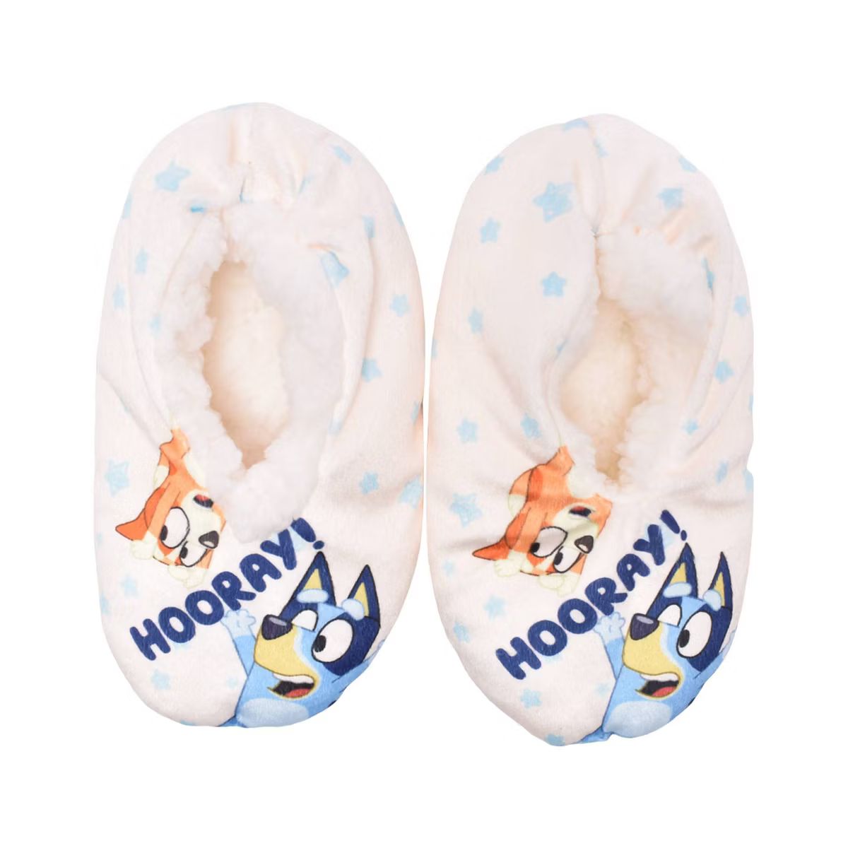 Toddler Disney Bluey Sock Slippers - Blue | Target