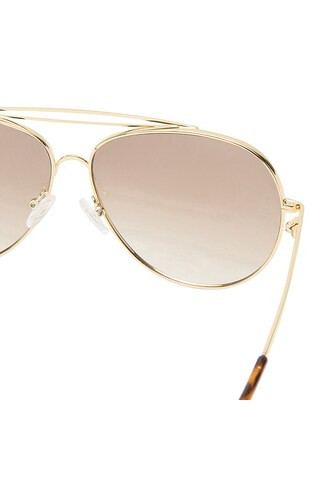 Abracadabra Sunglasses in Bright Gold & Brown Gradient | Revolve Clothing (Global)