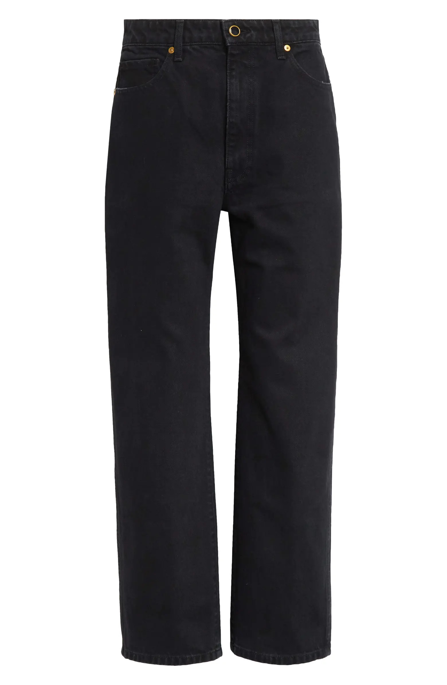 Abigail High Waist Crop Straight Leg Jeans | Nordstrom