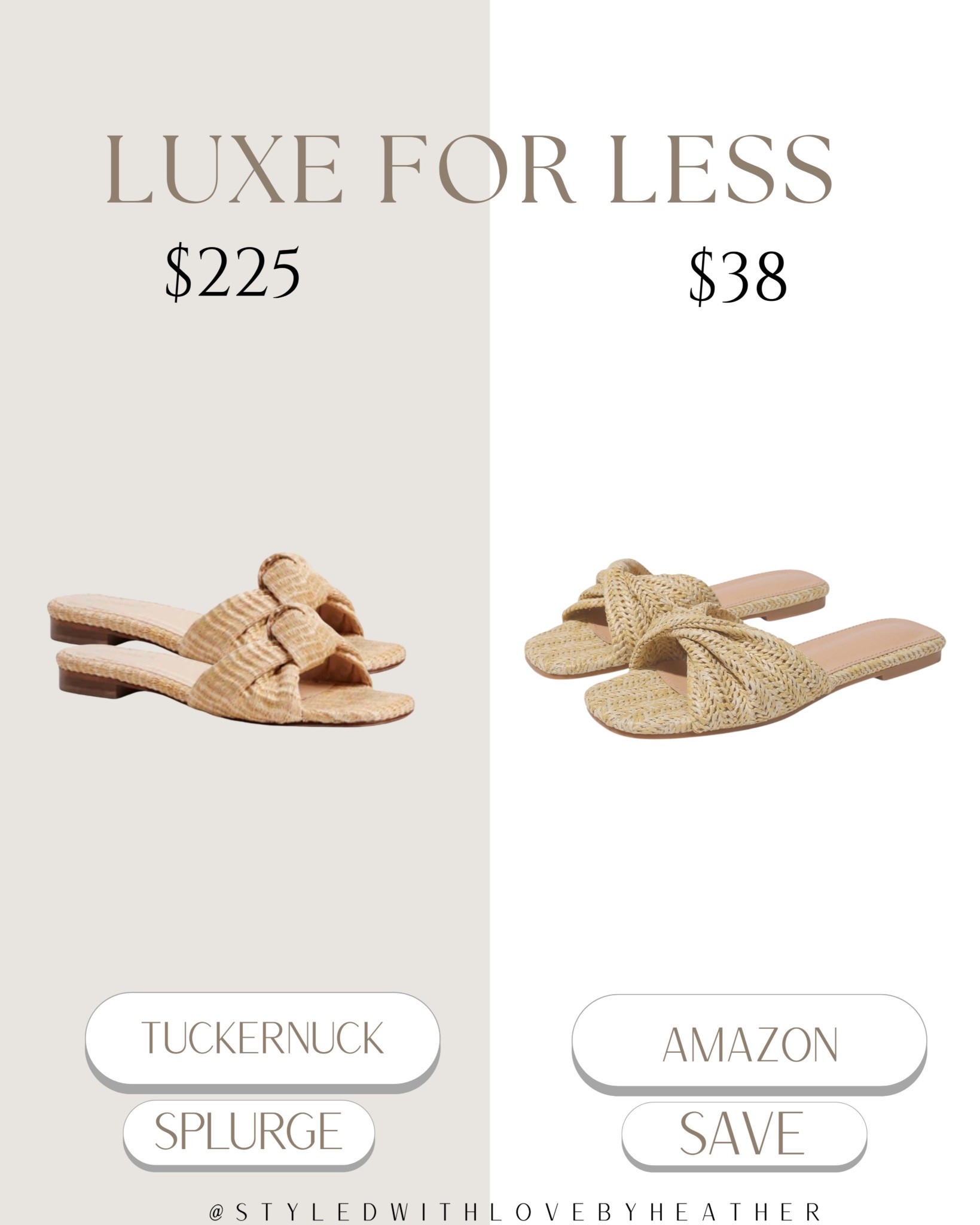 These $38 woven slides are a summer must 👀✨

Chic, neutral, and instantly elevate any outfit—from beach days to brunch

That textured detail gives major luxe vibes without the price tag 🤎

Easy, comfortable, and goes with literally everything

Linked on my LTK 🛍️

 

 #LTKootd #LTKSaleAlert #LTKSwim