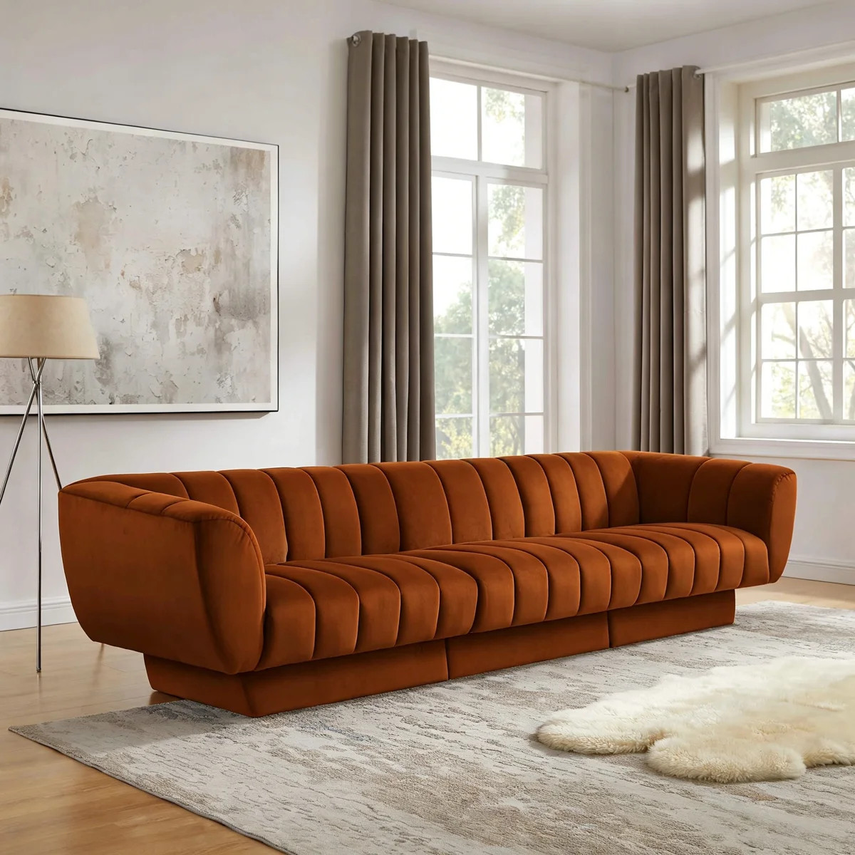 Siniya 88.2" W Chesterfield Sofa | Wayfair North America