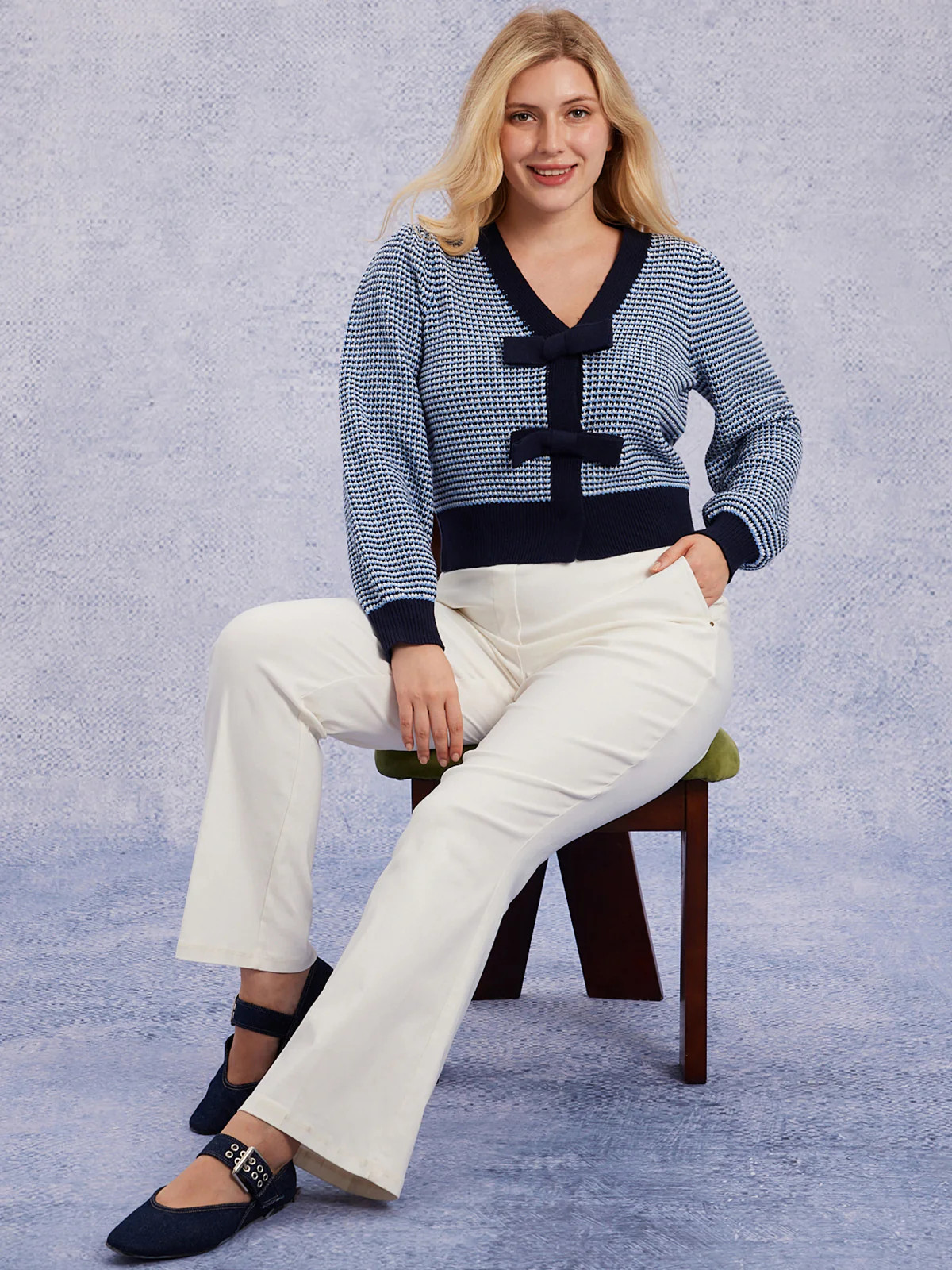 89th & Madison Bow Front Cardigan | 89th + Madison