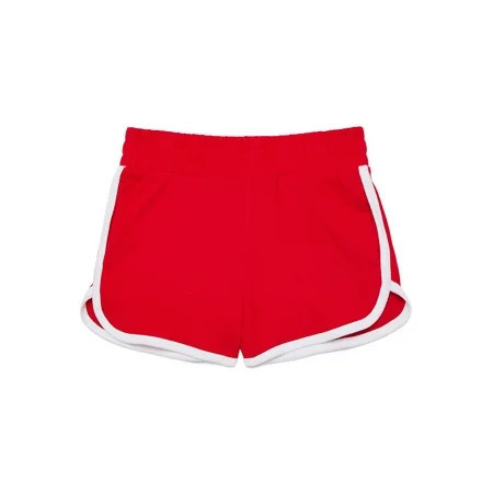 Wonder Nation Girls Dolphin Hem Shorts, Sizes 4-18 & Plus | Walmart (US)