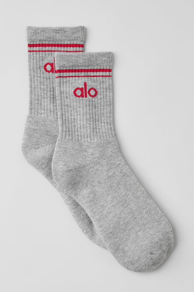 Unisex Half-Crew Throwback Sock | Alo Yoga (US)