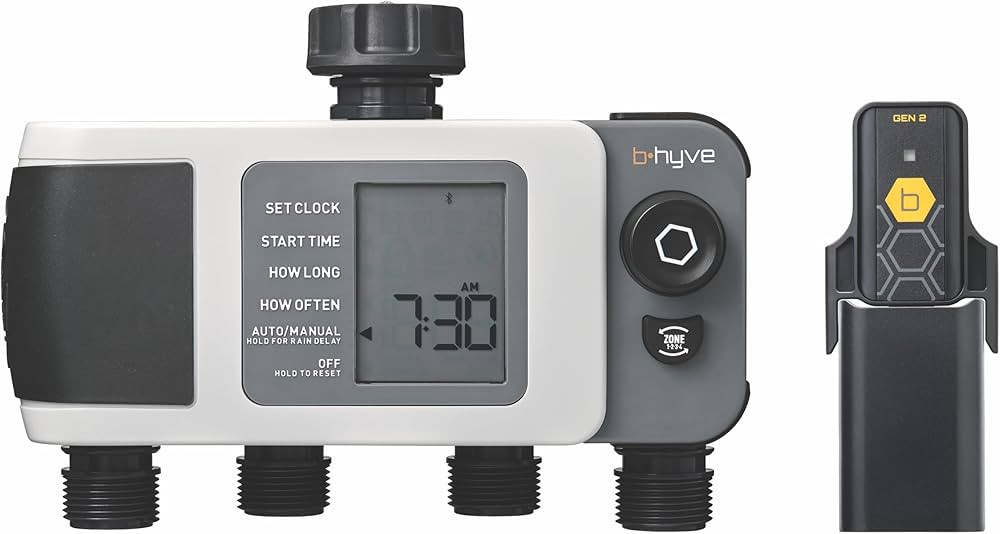 Orbit 24639 B-hyve XD 4-Port Smart Hose Watering Timer with Wi-Fi Hub | Amazon (US)