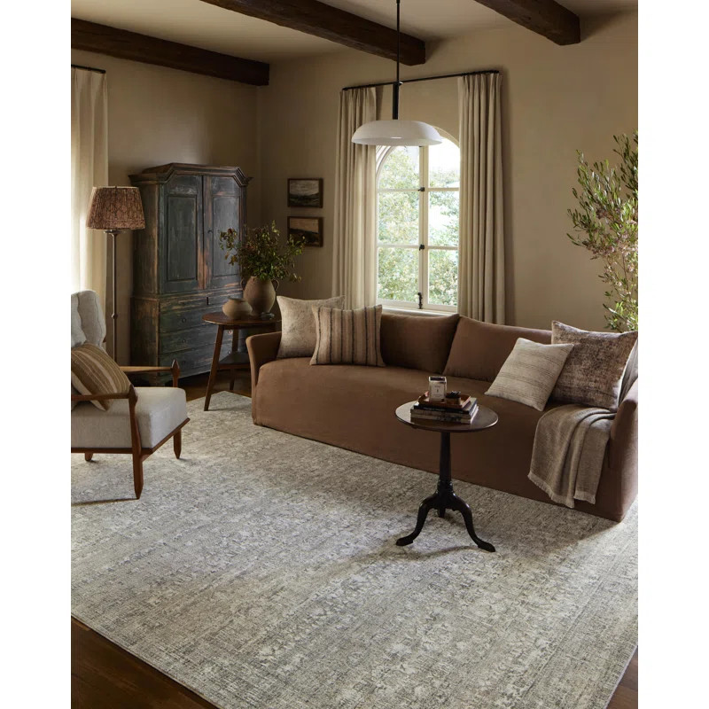 Amber Lewis x Loloi Honora Grey / Beige Area Rug | Wayfair North America
