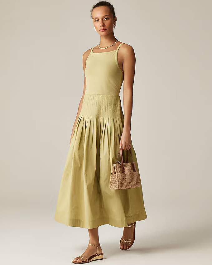 Pintuck mixy dress | J. Crew US