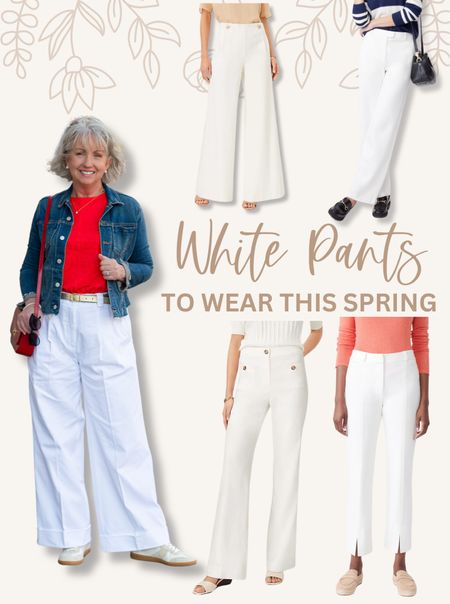 My favorite white pants to wear this spring. ✨

#LTKSeasonal #LTKstyletip #LTKmidsize