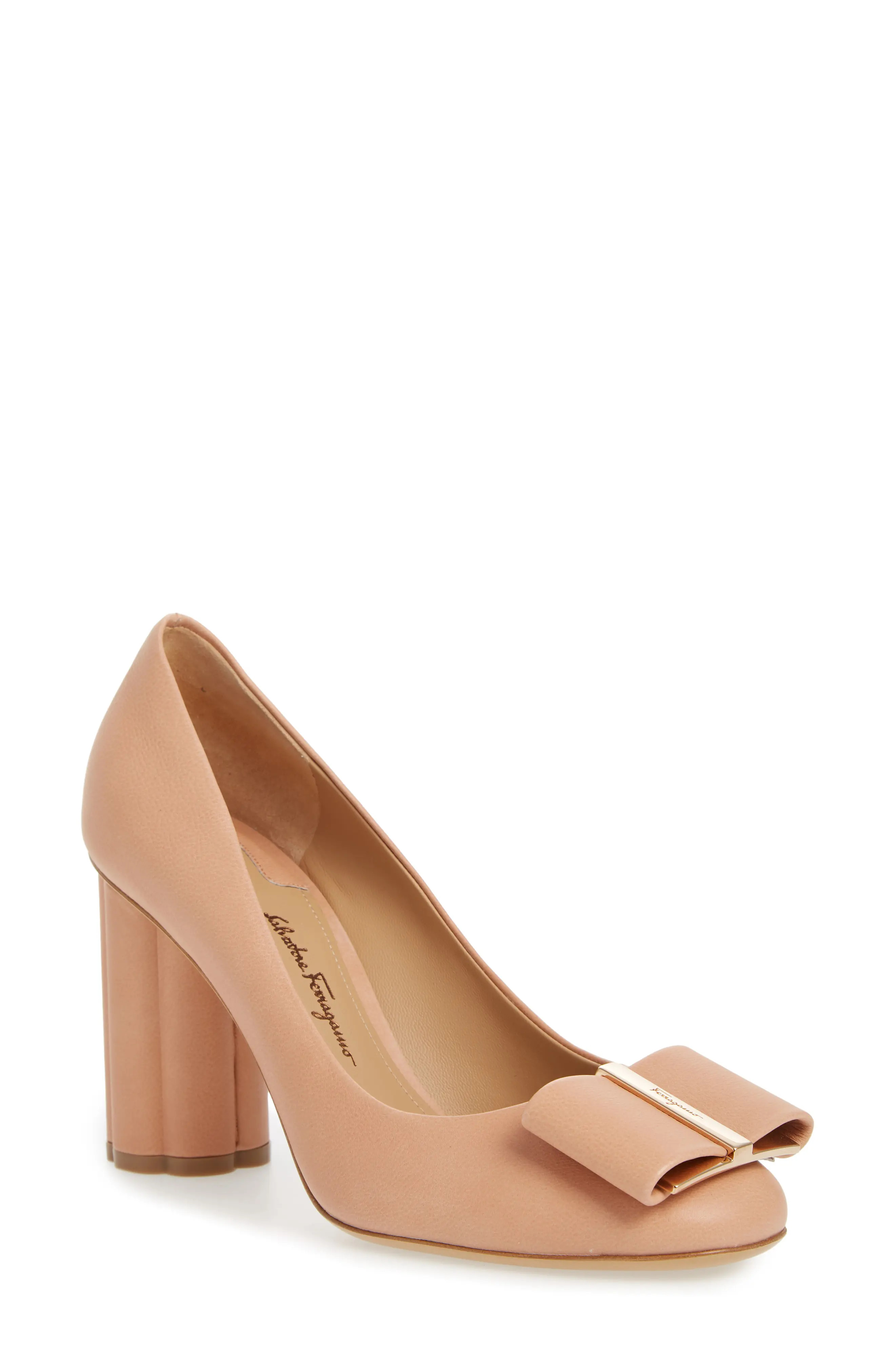 Women's Salvatore Ferragamo Capua Pump, Size 10 B - Pink | Nordstrom
