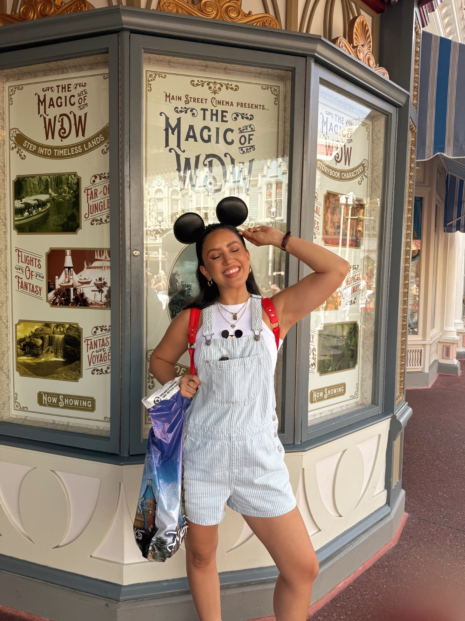 Disney day 1: magic kingdom Mickey Mouse themed outfit! 

Wearing a small in overalls, I diy’d the shirt!

#LTKFindsUnder50 #LTKFindsUnder100 #LTKStyleTip