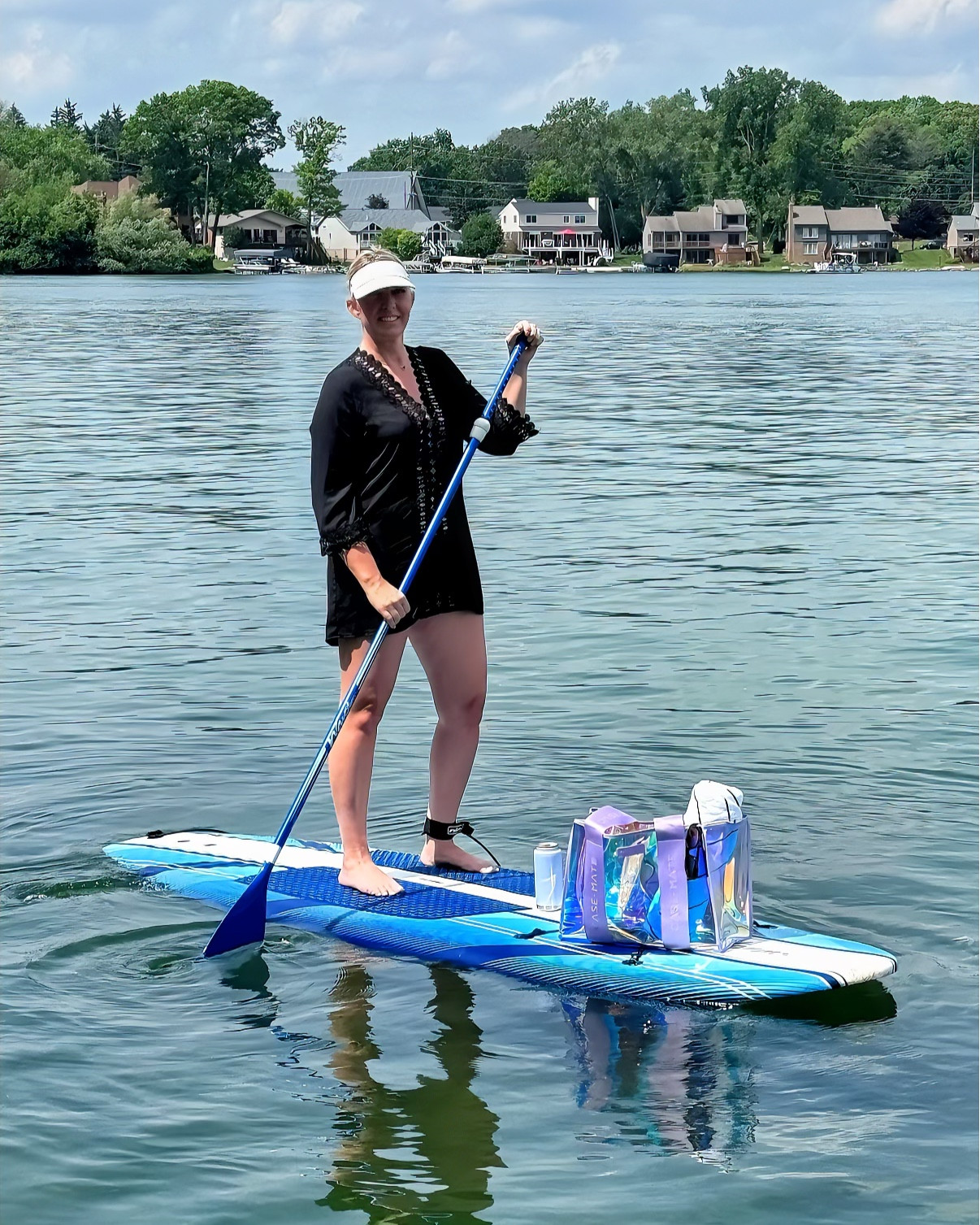 I LOVE this stylish sunvisor. I wear it in the sun all the time so I can protect my eyes. Which helps me to keep migraines at bay! 

They have many great colors, but I chose white with gold accents. It's made of Italian leather, has a sweat-wicking breathable, dark fabric on the inside headband. Which makes it nice so you don't see any makeup marks and your sweat absorbs nicely into the material. The band is easily adjustable and free of Velcro, making it nice so your hair doesn't get stuck.  

@Fenixsportier | #fenixsportier | #fenixsportierpartner | theviralvisor | Pickleball | Outdoor Fashion | Sun Visor | Athleasure 

#LTKSeasonal #LTKFitness #LTKStyleTip
