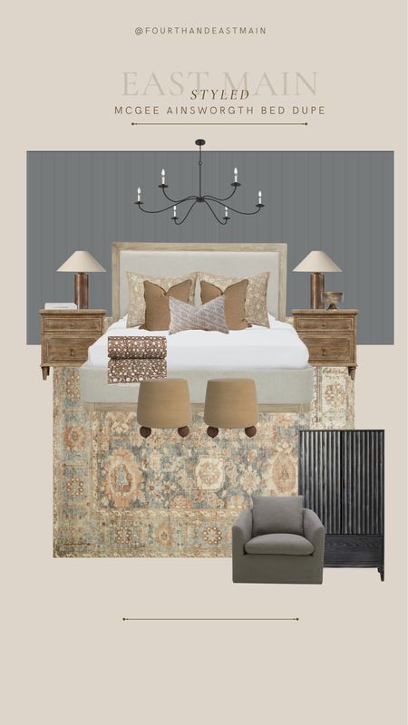 styled // mcgee ainsworth bed dupe in a bedroom 

bedroom design 
cozy bedroom
mcgee dupe
affordable bed
mcgee room

#LTKhome