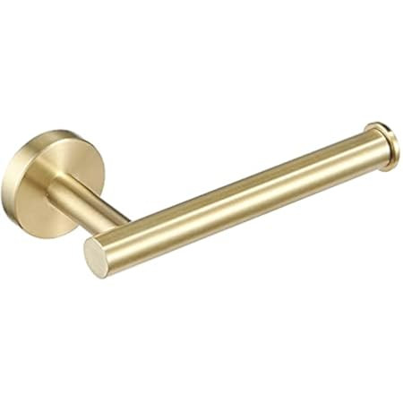 GERZ Bathroom Toilet Paper Holder SUS 304 Stainless Steel Tissue Paper Roll Holder Wall Mount, Brush | Amazon (US)