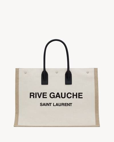 rive gauche tote in canvas | Saint Laurent Inc. (Global)