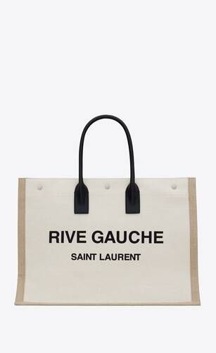 rive gauche tote in canvas | Saint Laurent Inc. (Global)