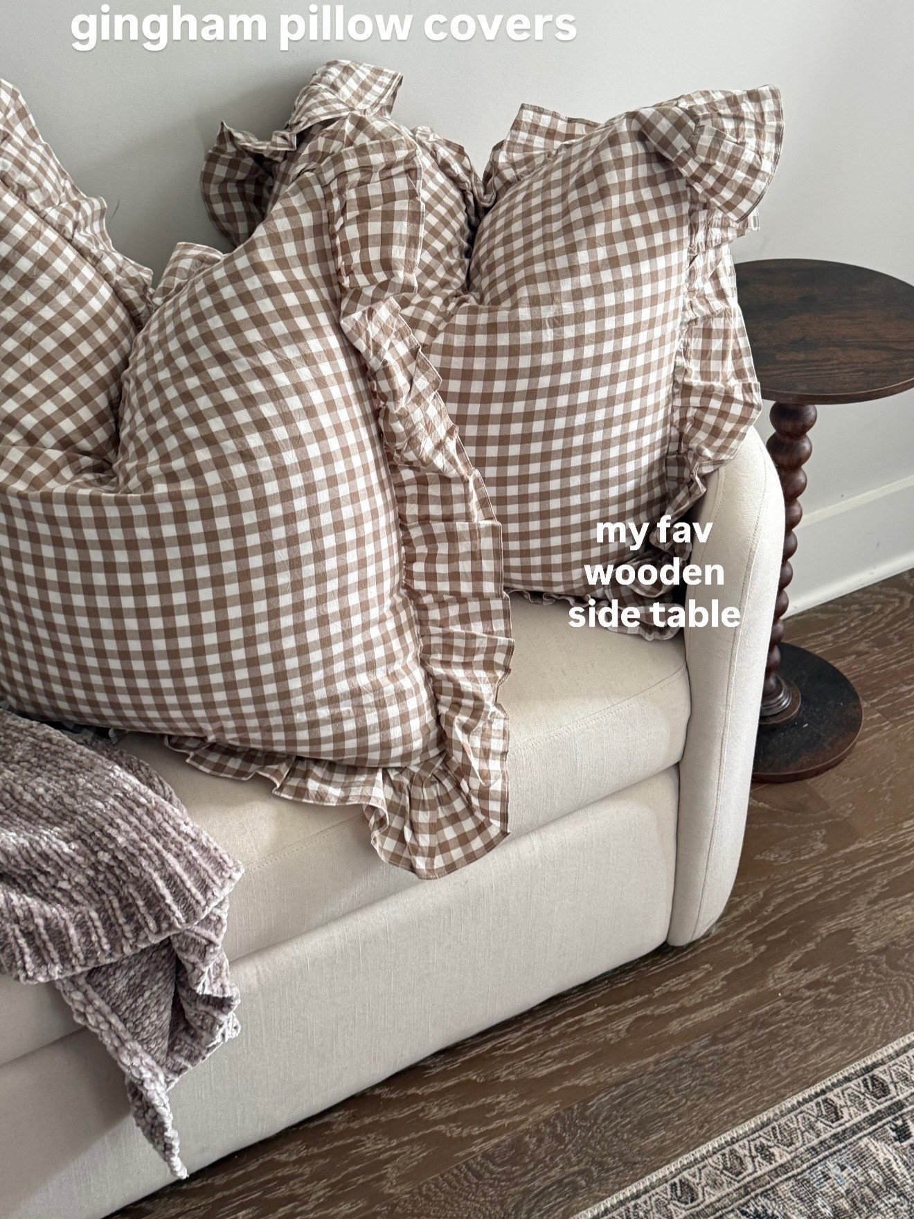 Forever loving these brown gingham throw pillows🤎 

Amazon spring sale, home decor

#LTKdayinmylife #LTKHome #LTKmorningroutine
