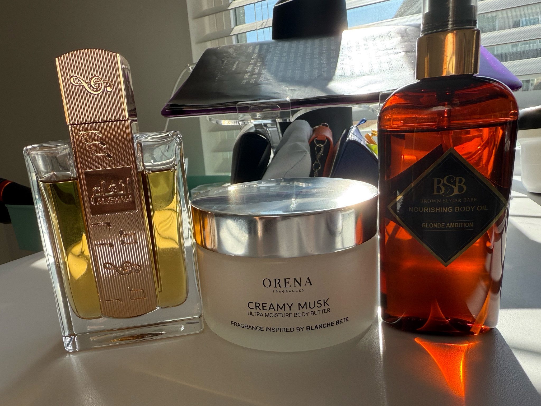 SOTD: 

BSB Blonde Ambition 
Orena Frangrances Creamy Musk
Lattafa Angham



#LTKFindsUnder100 #LTKOver40 #LTKFindsUnder50