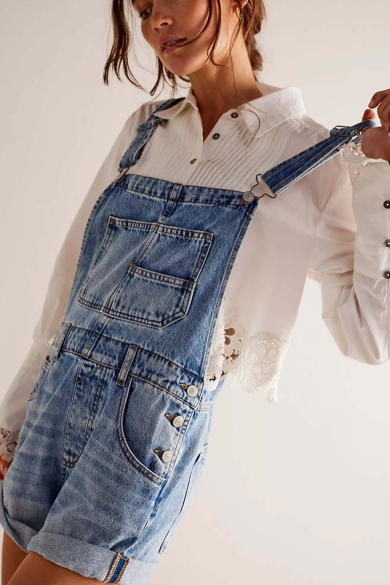 We The Free Ziggy Shortalls | Free People (Global - UK&FR Excluded)