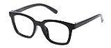 Peepers by PeeperSpecs Women's to The Max Square Reading Glasses, Black-Focus Blue Light Filtering L | Amazon (US)