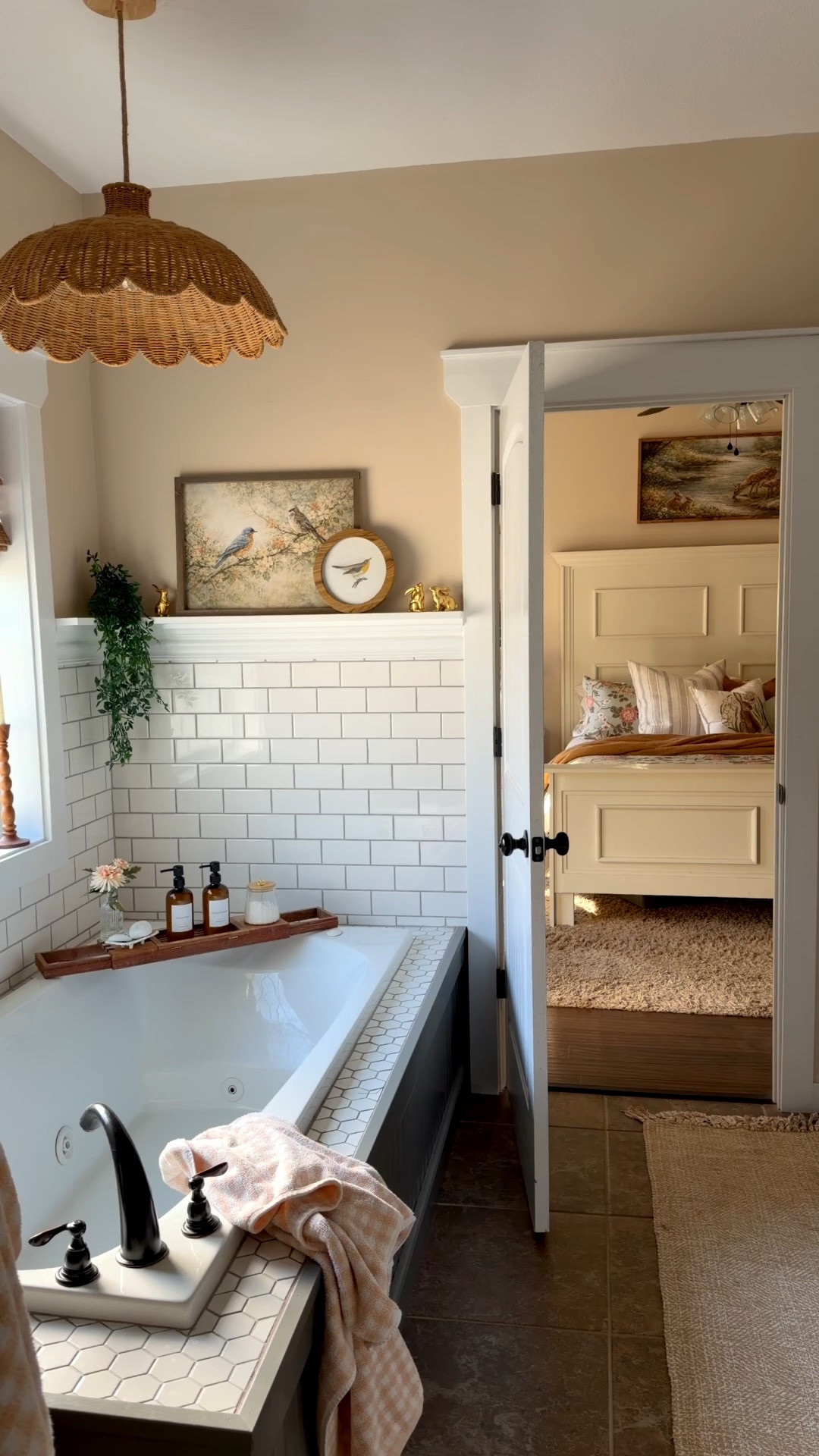 Step inside our master bedroom & bathroom! FINALLY sharing these spaces with you guys … all dressed up for Spring. Our big girl had such a great birthday yesterday and her party is tomorrow so we have a full day of cleaning house and decorating! Have a super happy day friends! 🐰🌿

#betterhomesandgardens #countryliving #southernliving #springdecor #bedroominspo 

#LTKHome #LTKSpringSale #LTKSeasonal