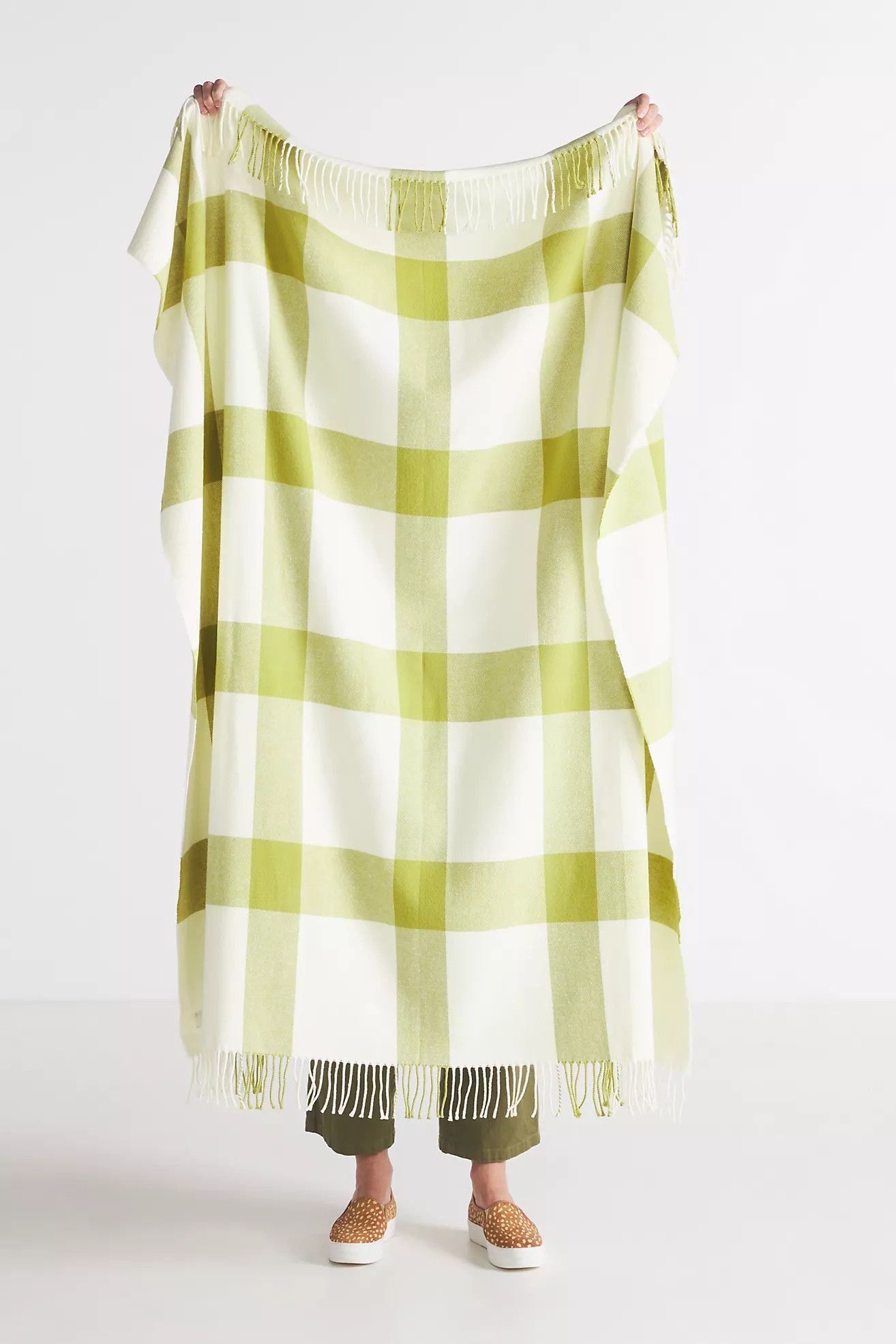 Wellington Plaid Throw Blanket | Anthropologie (US)