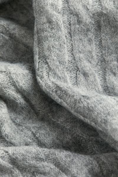 Pantalon en maille torsadée - Écru - FEMME | H&M FR | H&M (FR, IT, ES, PT, BE)