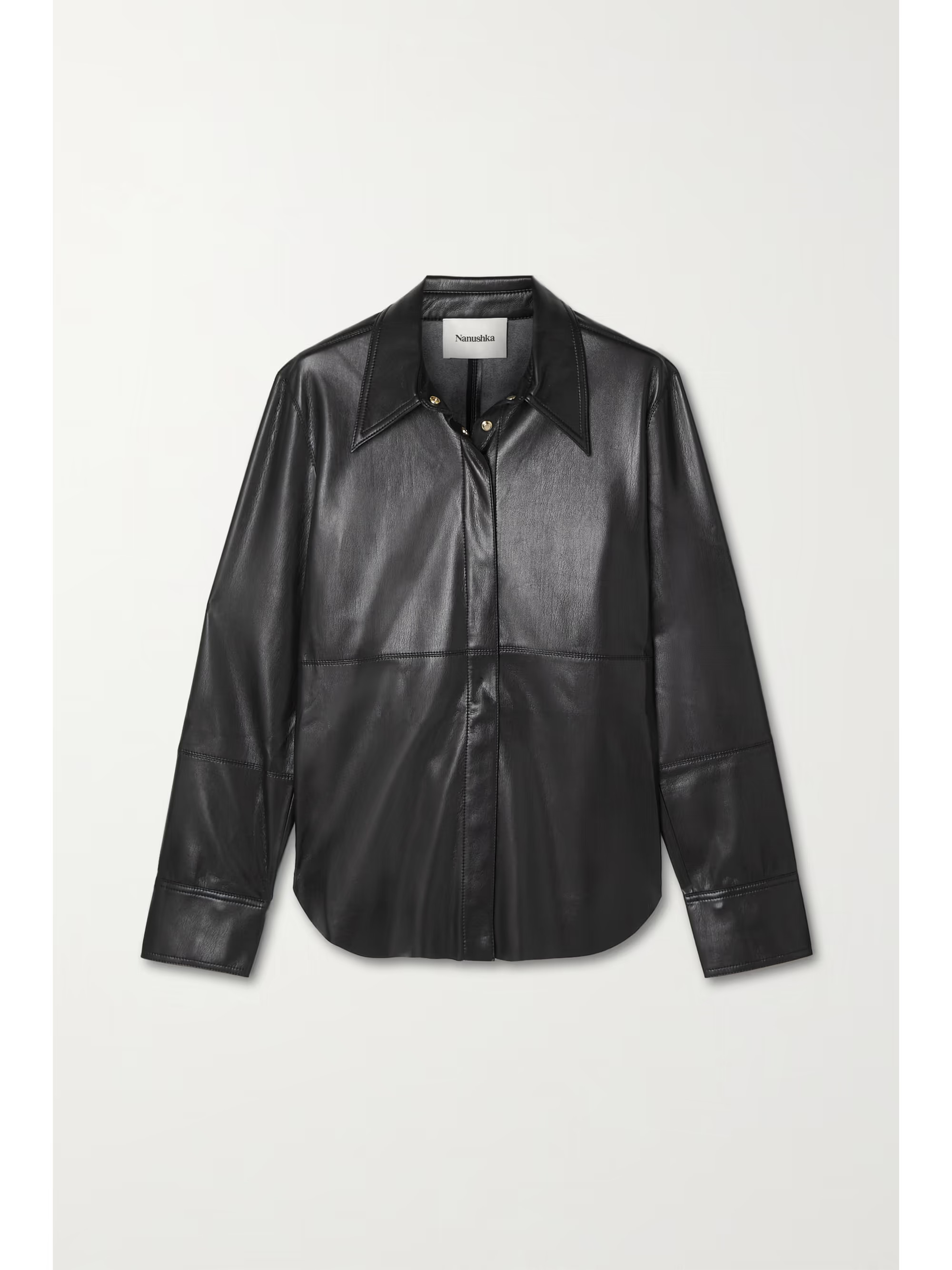 Naum vegan leather shirt | NET-A-PORTER (UK & EU)