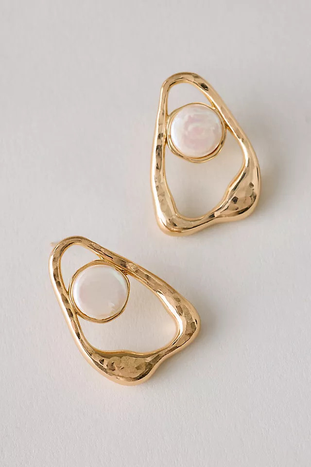 Large Ring Stone Earrings | Anthropologie (UK)