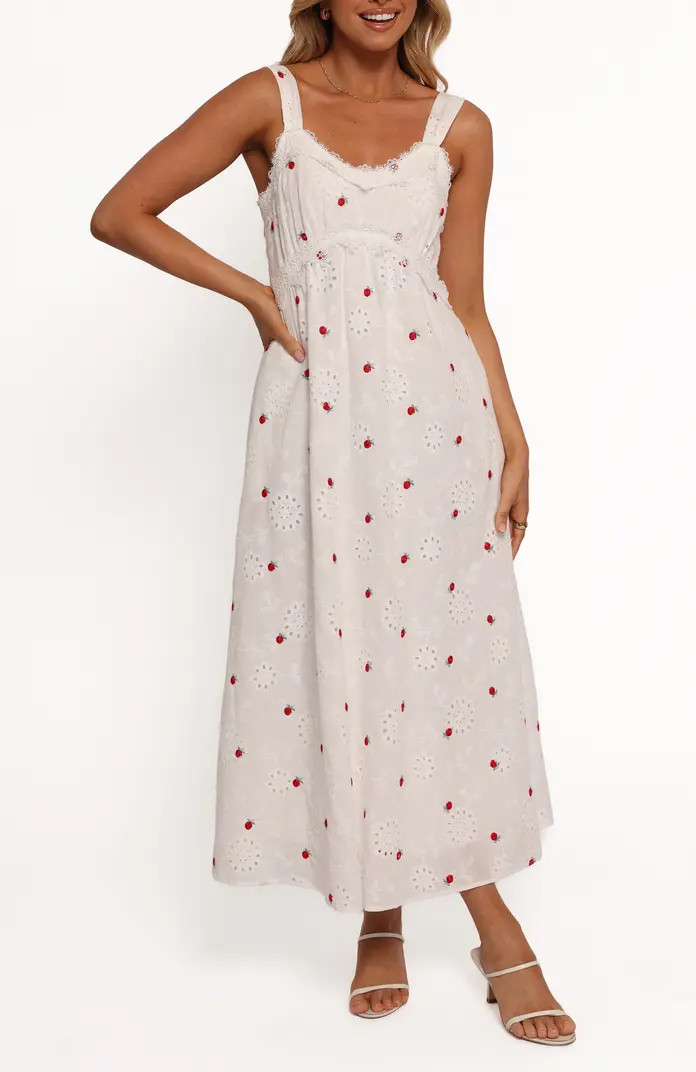Salli Eyelet Embroidered Sundress | Nordstrom