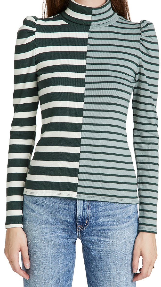 Colorblock Cedar Turtleneck | Shopbop