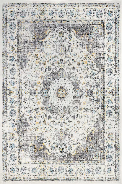Grey Distressed Persian 9' x 12' Area Rug | Rugs USA