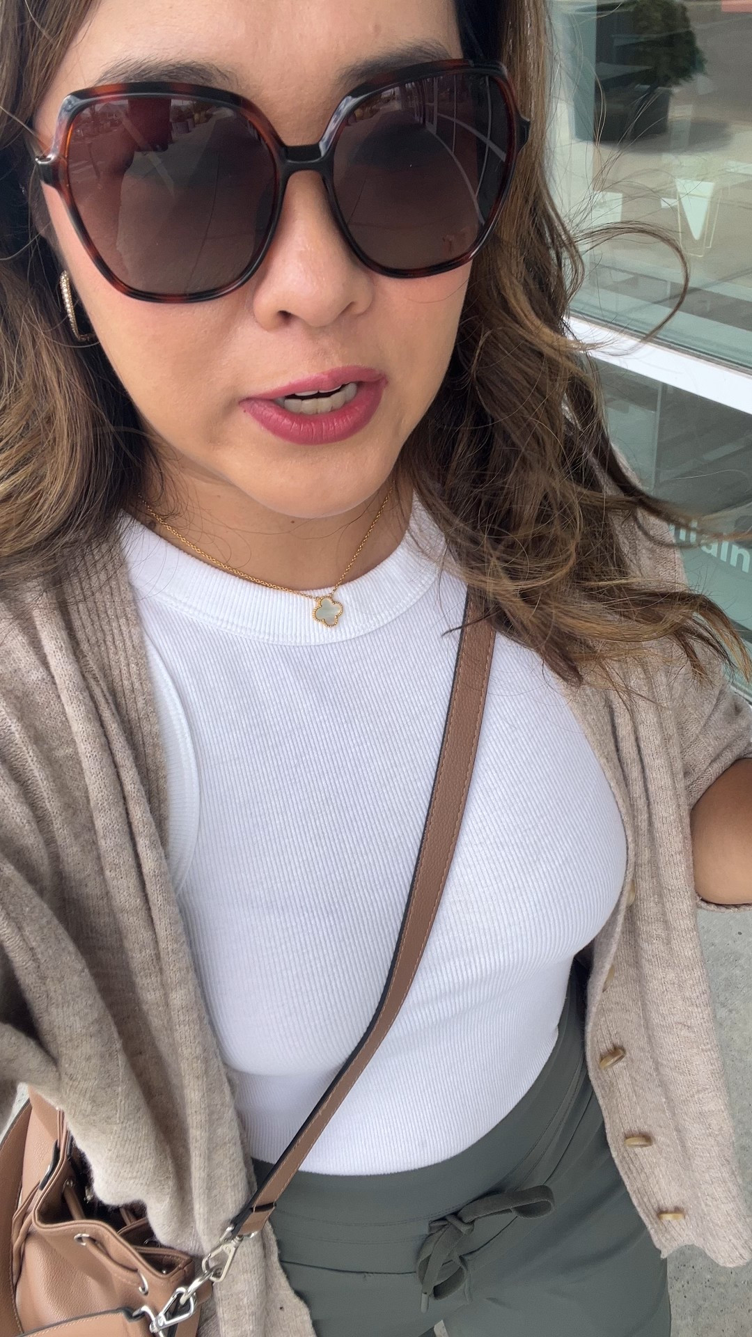 Weekend Casual Outfit
Tank: Medium
Cardigan: Medium
Joggers: Medium 