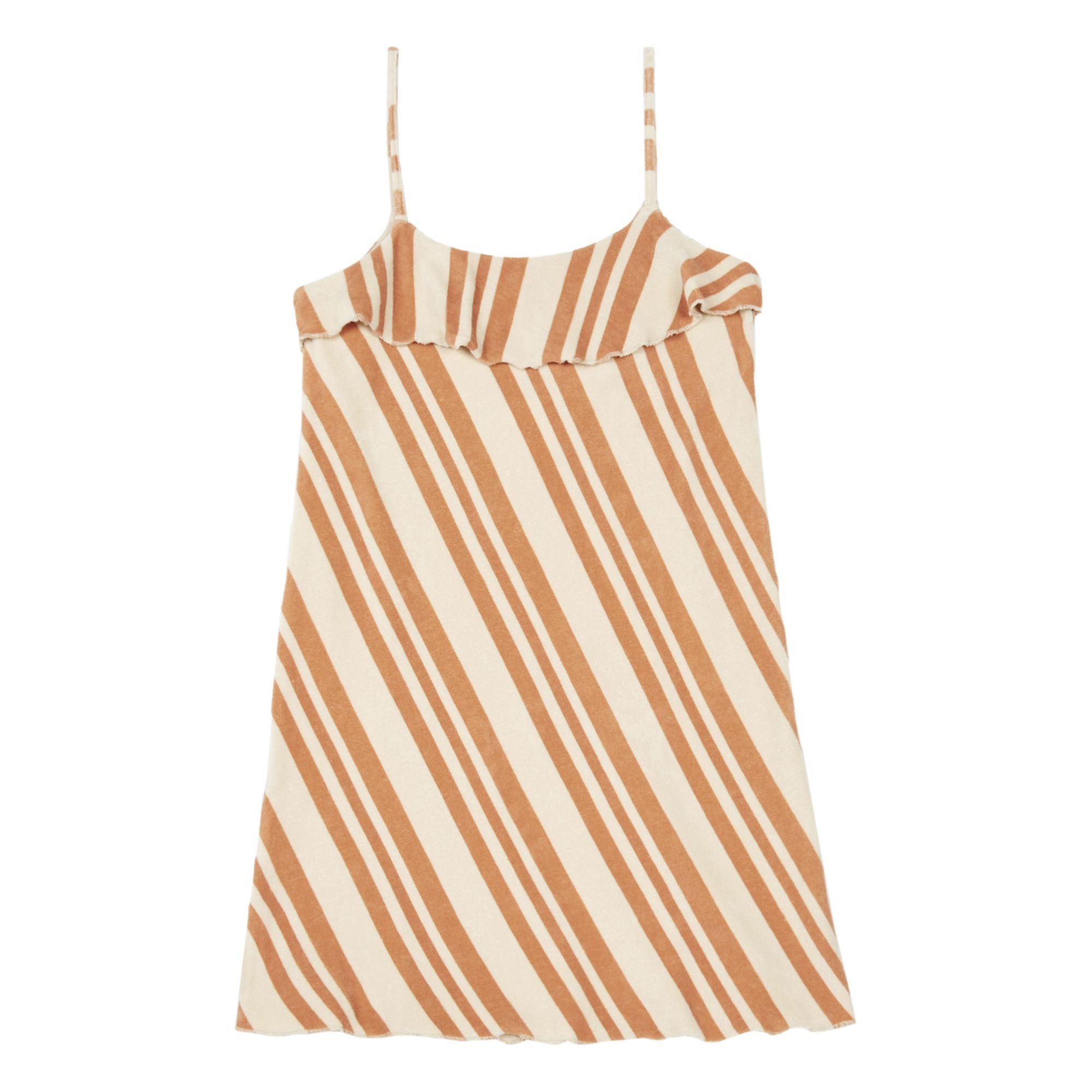Organic Cotton Striped Dress  White | Smallable DE