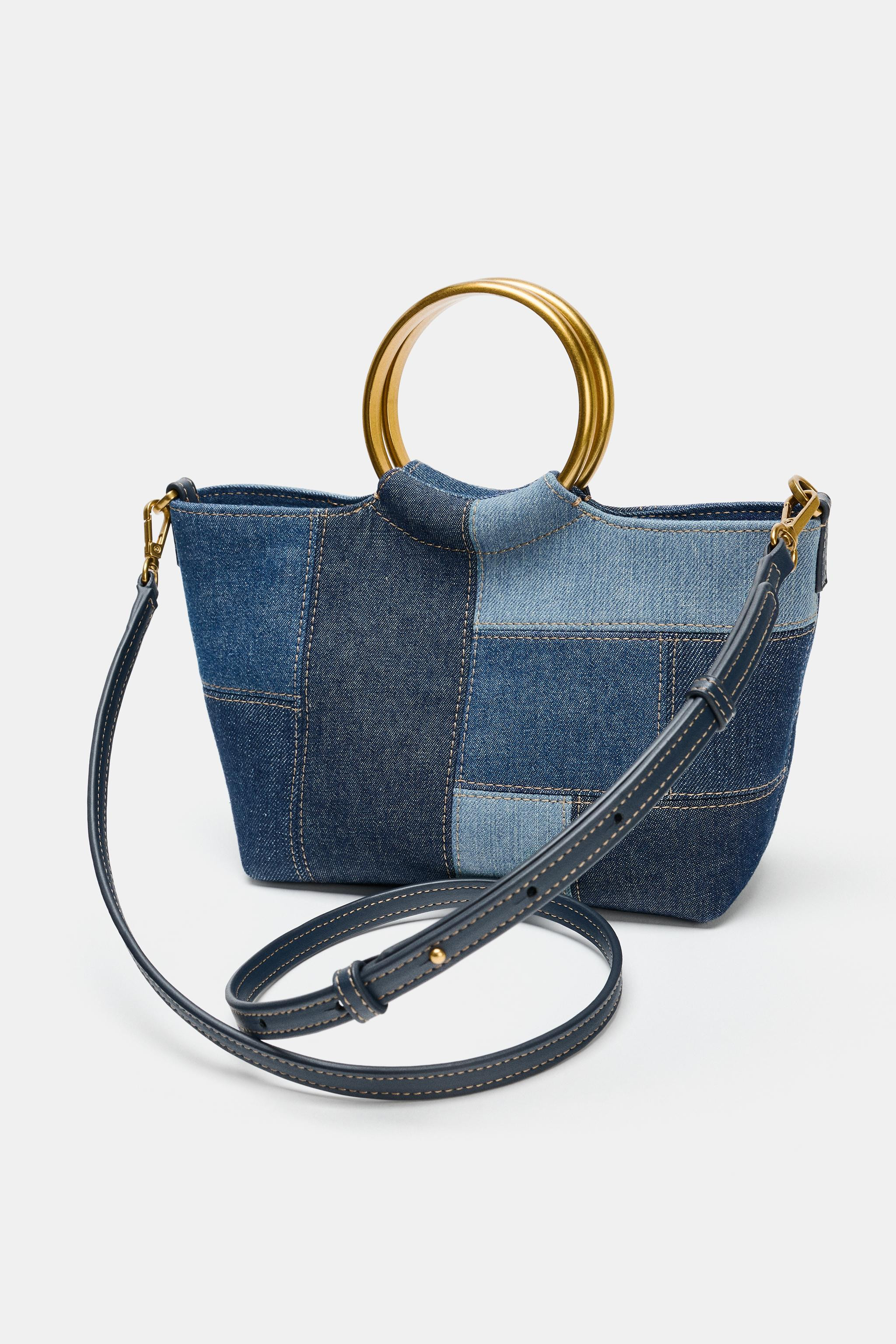 PATCHWORK MINI BUCKET BAG | Zara Canada