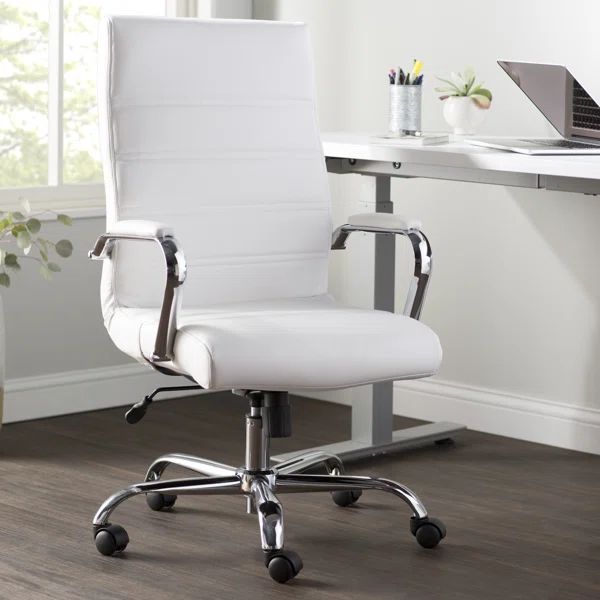 Wayfair Basics High Back Swivel with Wheels Ergonomic Executive Chair | Wayfair North America