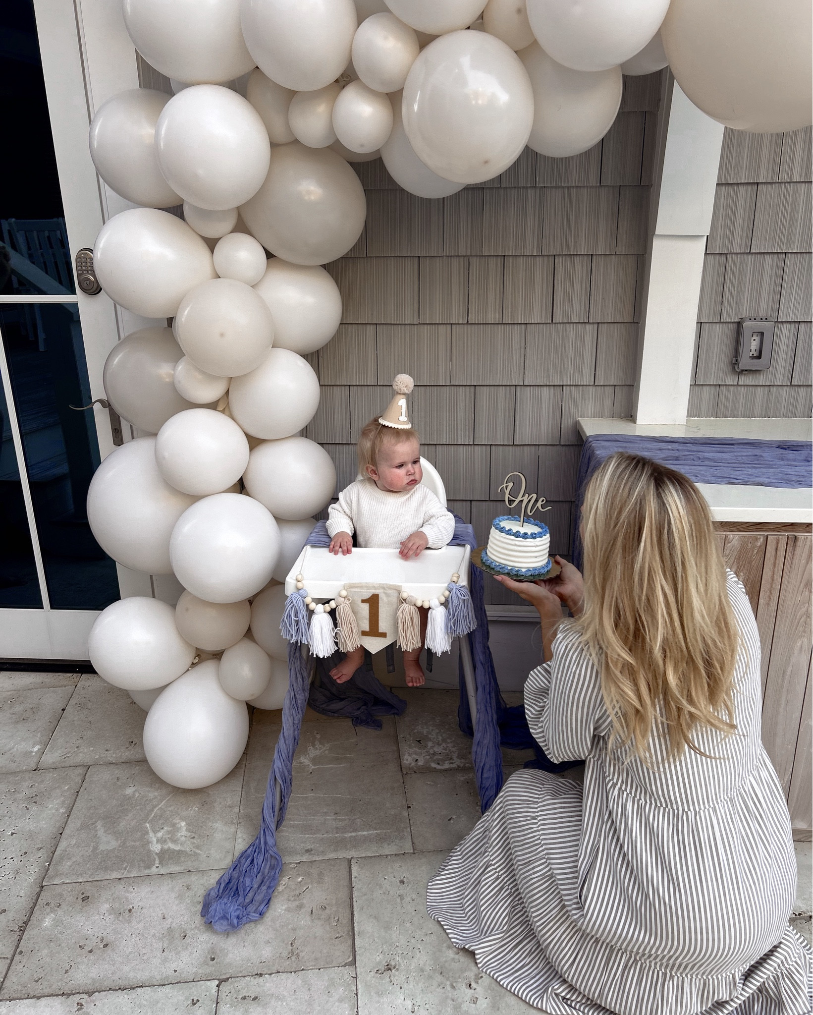 Easy 1 year old birthday decor at the beach! 🫶🏻🌊 All from Amazon so easy ordering and delivered to our rental property! 

#LTKFamily