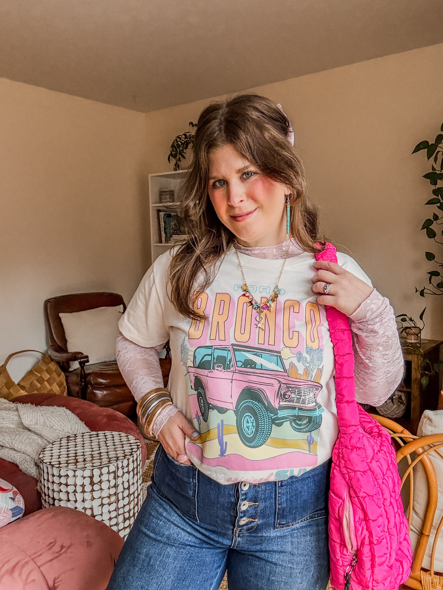 How to wear the viral lace tops! Wear it under a graphic or band tee!


#LTKSeasonal #LTKStyleTip #LTKItBag