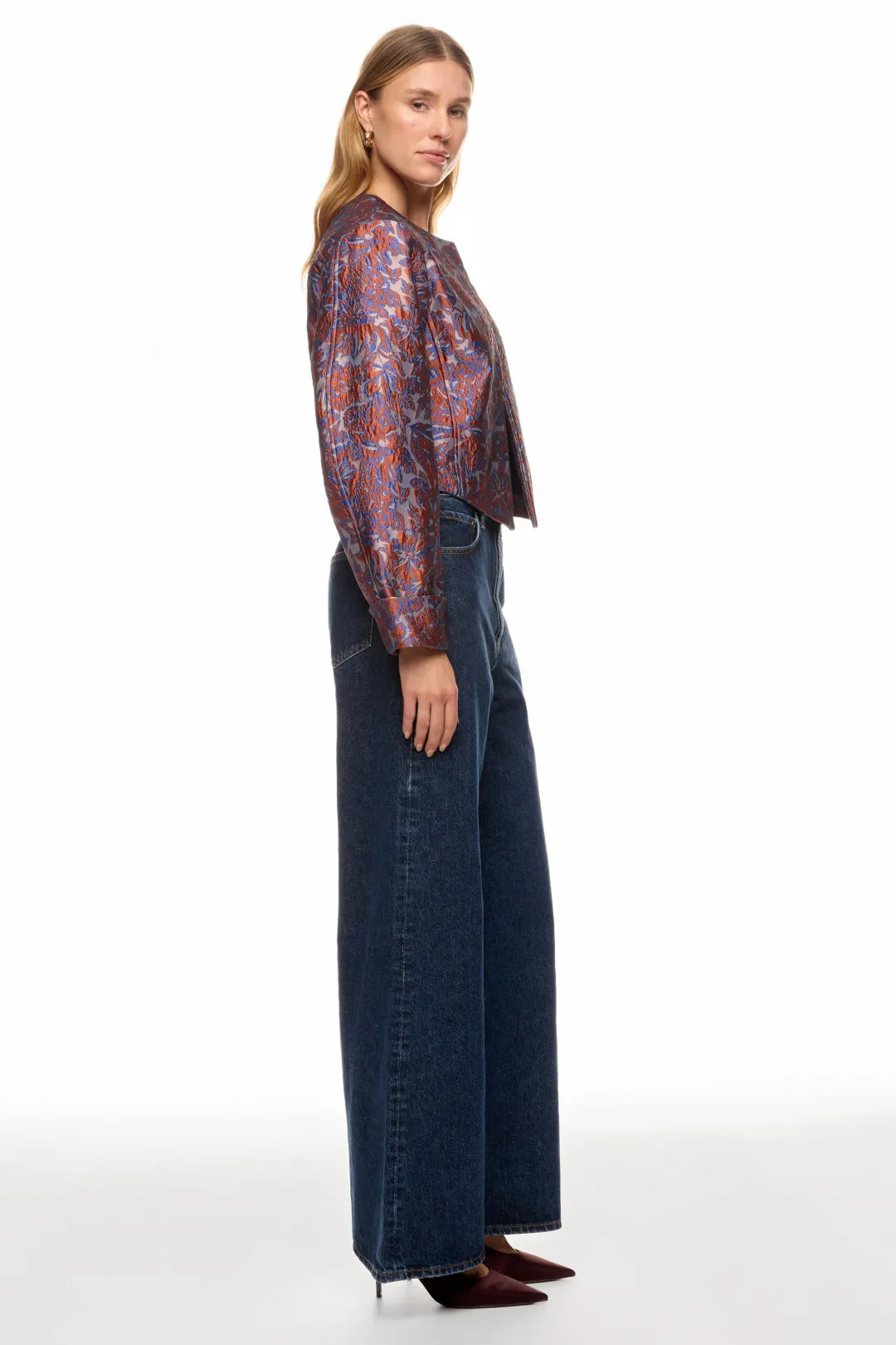 Derek Lam 10 Crosby Neville Cloque Jacket | Rent the Runway