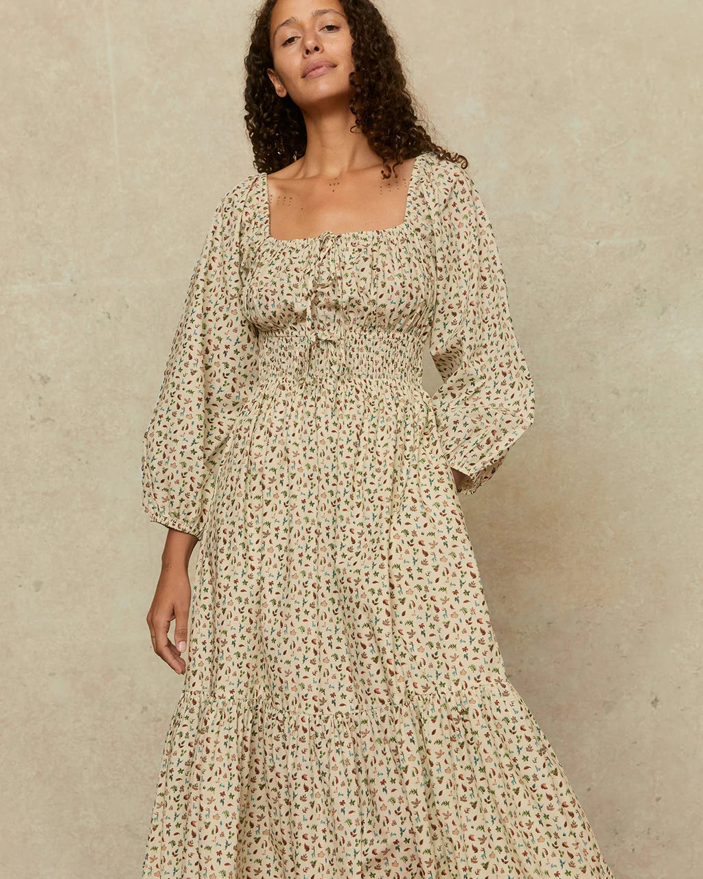 The Jennica Dress | Fauna Cream | Christy Dawn