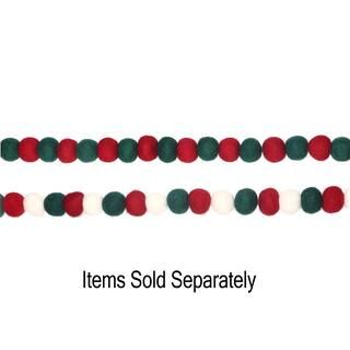 Assorted 6ft. Red & Green Felt Pom Pom Garland by Ashland® | Michaels Stores