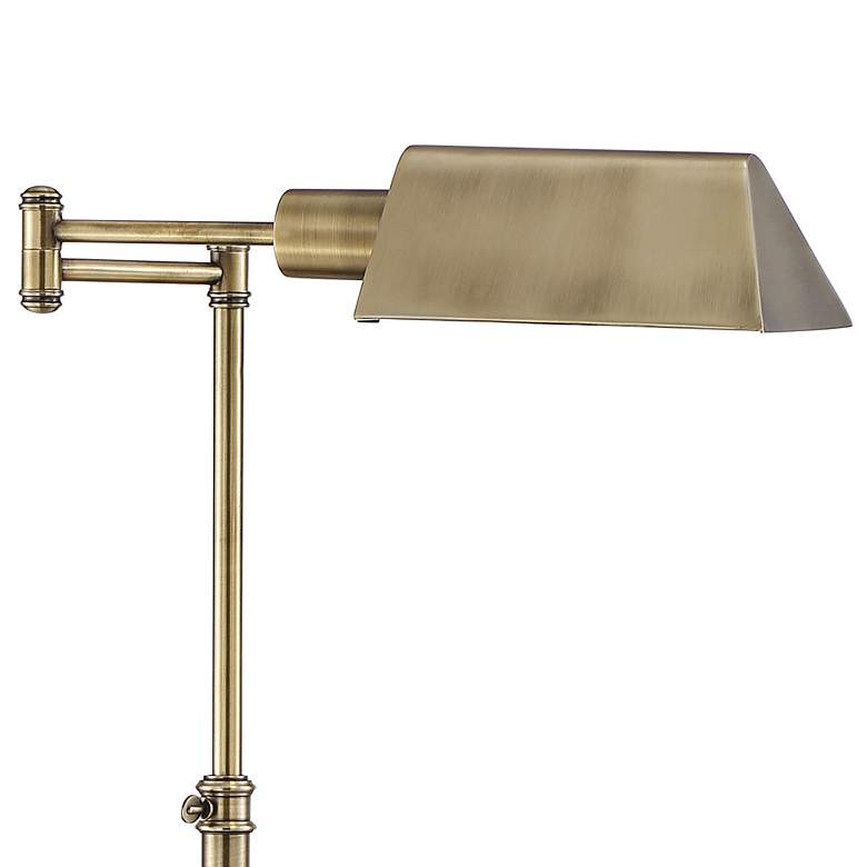 Aged Brass Pharmacy Floor Lamp Adjustable Task Light - #390T0 | Lamps Plus | Lamps Plus